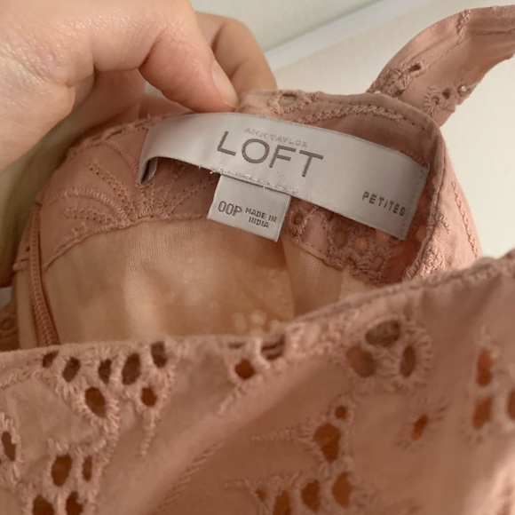 LOFT Petite striped mini dress - Picture 4 of 4